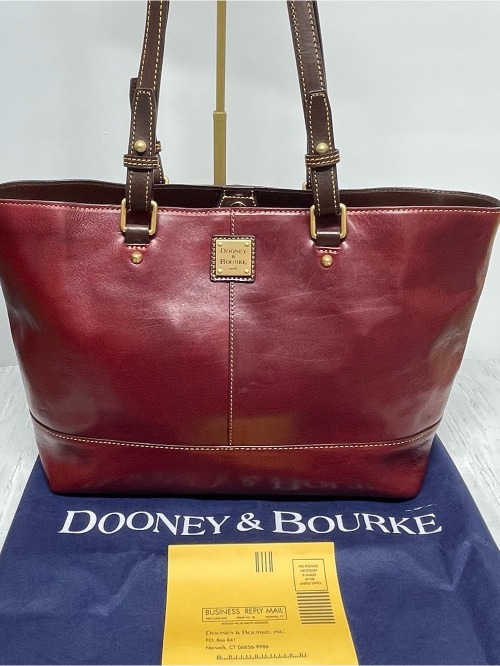 Dooney & Bourke East West Chelsea Shopper Tote Bag Italian Florentine‎ Leather